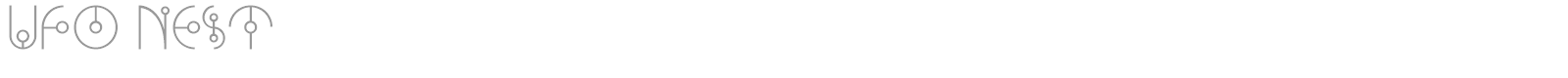 UFO NEST font preview